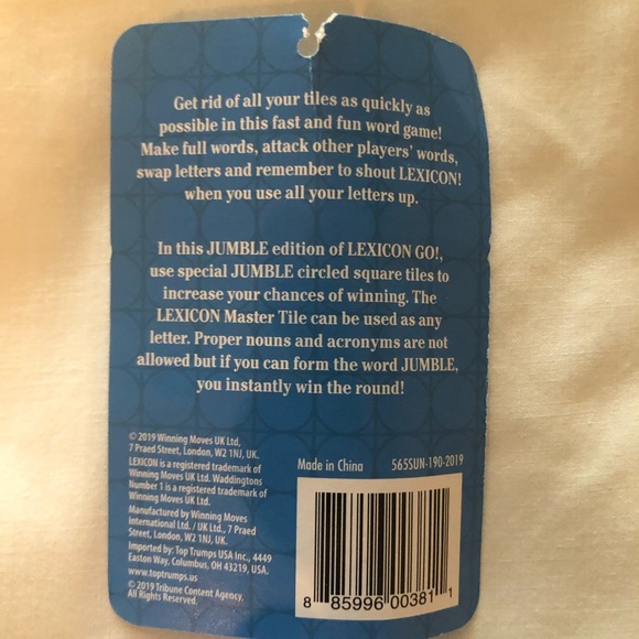 NWT LEXICON GO WORD GAME - Picture 4 of 4